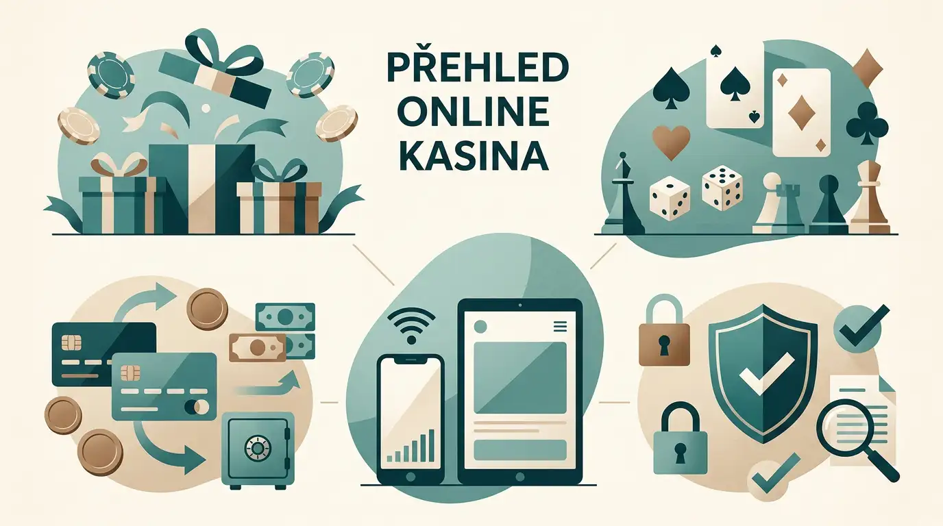 Rozhodovací přehled bonusů, her, plateb, mobilního používání a důvěryhodnosti online casina